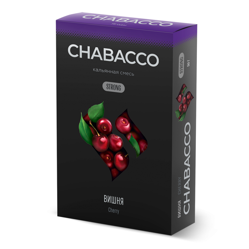 Бестабачная смесь для кальяна Chabacco Strong - Cherry (Вишня)