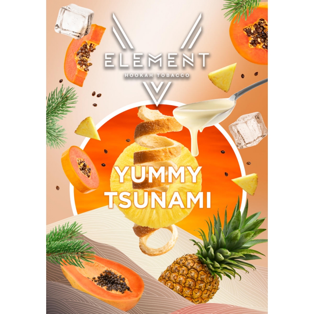 Табак Element|5 элемент - Tsunami (Экзотические фрукты с десеротом)