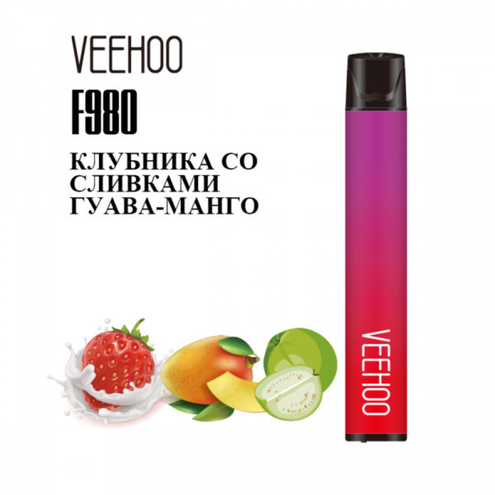 Veehoo Switch F980 - Клубника со сливками | Гуава, манго