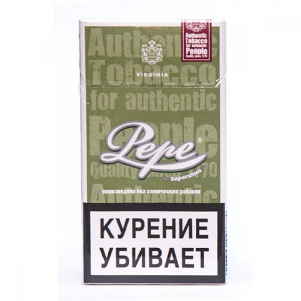 Сигареты Pepe (Пепе) тонкие - Rich Green
